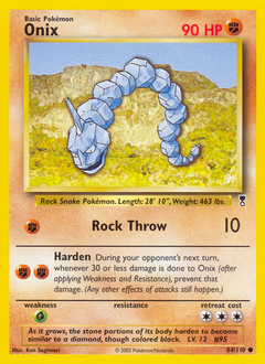 Onix z edície Legendary Collection, karta č.84