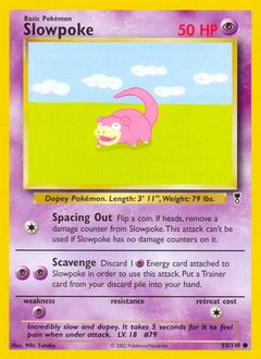 Slowpoke z edície Legendary Collection, karta č.93