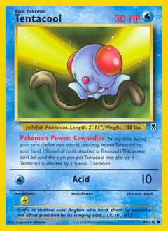 Tentacool z edície Legendary Collection, karta č.96