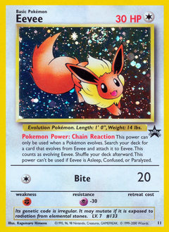 Eevee z edície Wizards Black Star Promos, karta č.11