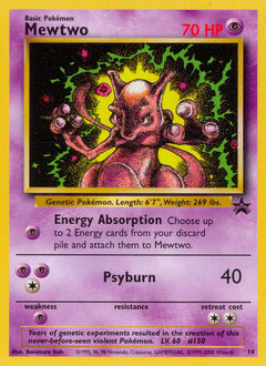 Mewtwo z edície Wizards Black Star Promos, karta č.14