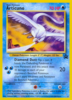 Articuno z edície Wizards Black Star Promos, karta č.22