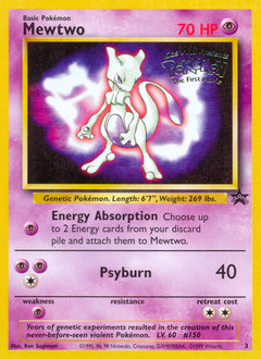 Mewtwo z edície Wizards Black Star Promos, karta č.3