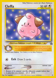 Cleffa z edície Wizards Black Star Promos, karta č.31