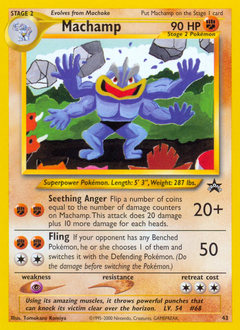 Machamp z edície Wizards Black Star Promos, karta č.43
