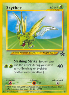 Scyther z edície Wizards Black Star Promos, karta č.45