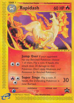 Rapidash z edície Wizards Black Star Promos, karta č.51