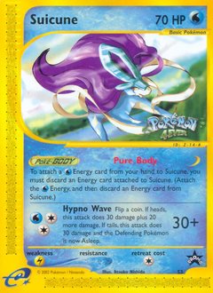 Suicune z edície Wizards Black Star Promos, karta č.53