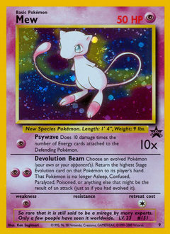 Mew z edície Wizards Black Star Promos, karta č.9