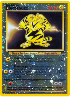 Electabuzz z edície Best of Game, karta č.1