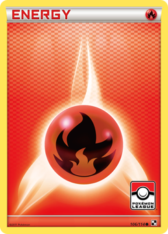 Fire Energy z edície Black & White, karta č.106