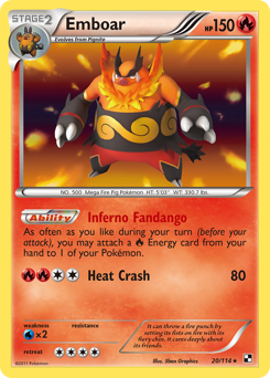 Emboar z edície Black & White, karta č.20