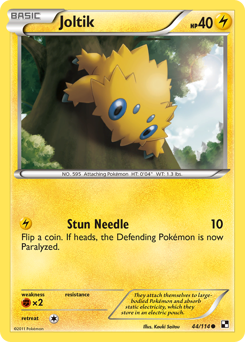 Joltik z edície Black & White, karta č.44