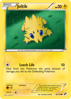 Joltik z edície Black & White, karta č.45