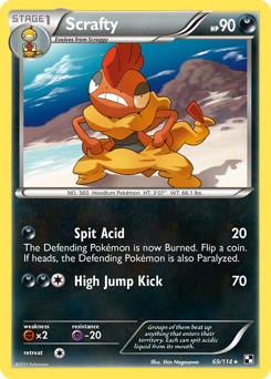 Scrafty z edície Black & White, karta č.69