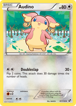 Audino z edície Black & White, karta č.87