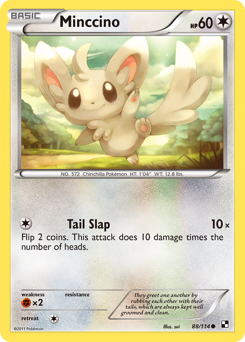 Minccino z edície Black & White, karta č.88