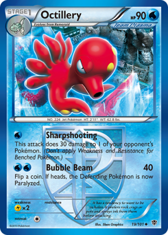Octillery z edície Plasma Blast, karta č.19
