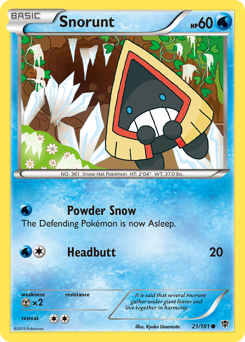 Snorunt z edície Plasma Blast, karta č.21