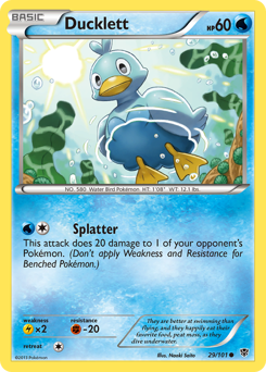 Ducklett z edície Plasma Blast, karta č.29