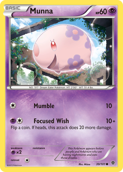 Munna z edície Plasma Blast, karta č.39