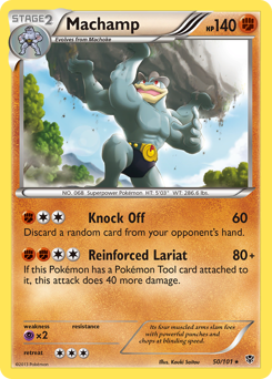 Machamp z edície Plasma Blast, karta č.50