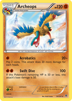 Archeops z edície Plasma Blast, karta č.54