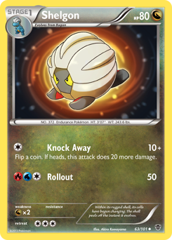 Shelgon z edície Plasma Blast, karta č.63