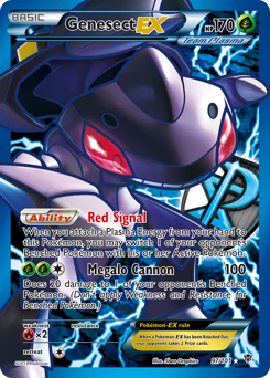 Genesect-EX z edície Plasma Blast, karta č.97