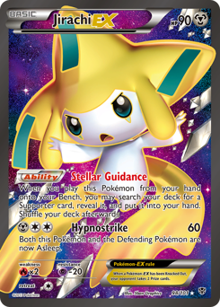 Jirachi-EX z edície Plasma Blast, karta č.98