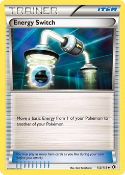 Energy Switch z edície Legendary Treasures, karta č.112
