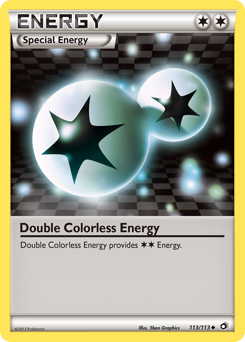 Double Colorless Energy z edície Legendary Treasures, karta č.113