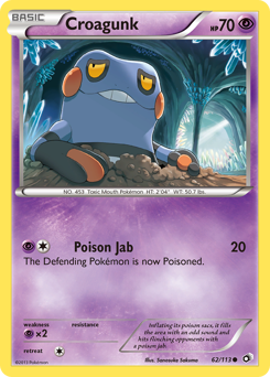 Croagunk z edície Legendary Treasures, karta č.62