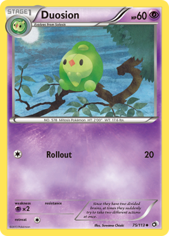 Duosion z edície Legendary Treasures, karta č.75