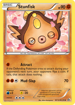 Stunfisk z edície Legendary Treasures, karta č.RC12