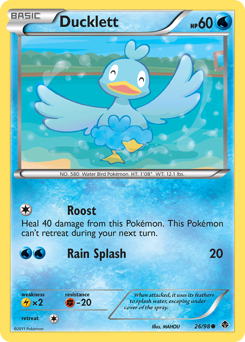 Ducklett z edície Emerging Powers, karta č.26