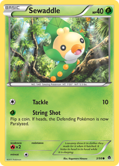 Sewaddle z edície Emerging Powers, karta č.3