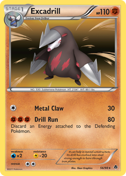 Excadrill z edície Emerging Powers, karta č.56