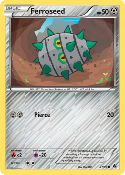 Ferroseed z edície Emerging Powers, karta č.71