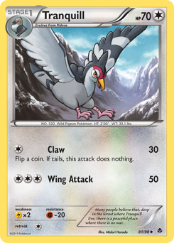 Tranquill z edície Emerging Powers, karta č.81