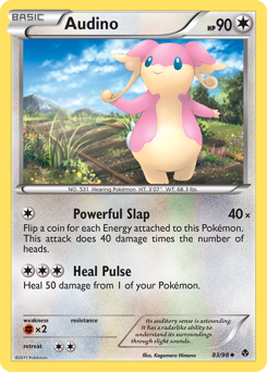 Audino z edície Emerging Powers, karta č.83