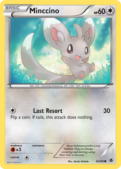 Minccino z edície Emerging Powers, karta č.84