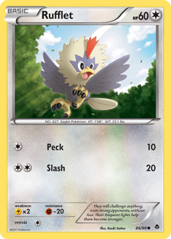 Rufflet z edície Emerging Powers, karta č.86