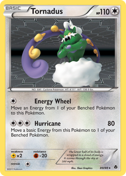 Tornadus z edície Emerging Powers, karta č.89