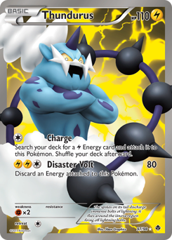 Thundurus z edície Emerging Powers, karta č.97
