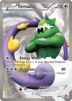 Tornadus z edície Emerging Powers, karta č.98