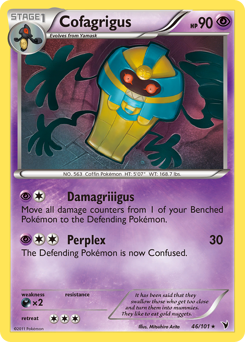 Cofagrigus z edície Noble Victories, karta č.46