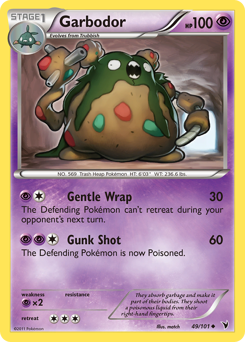 Garbodor z edície Noble Victories, karta č.49