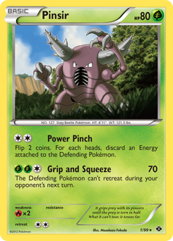 Pinsir z edície Next Destinies, karta č.1
