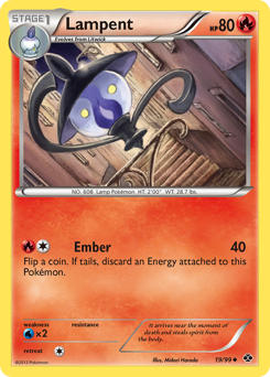 Lampent z edície Next Destinies, karta č.19